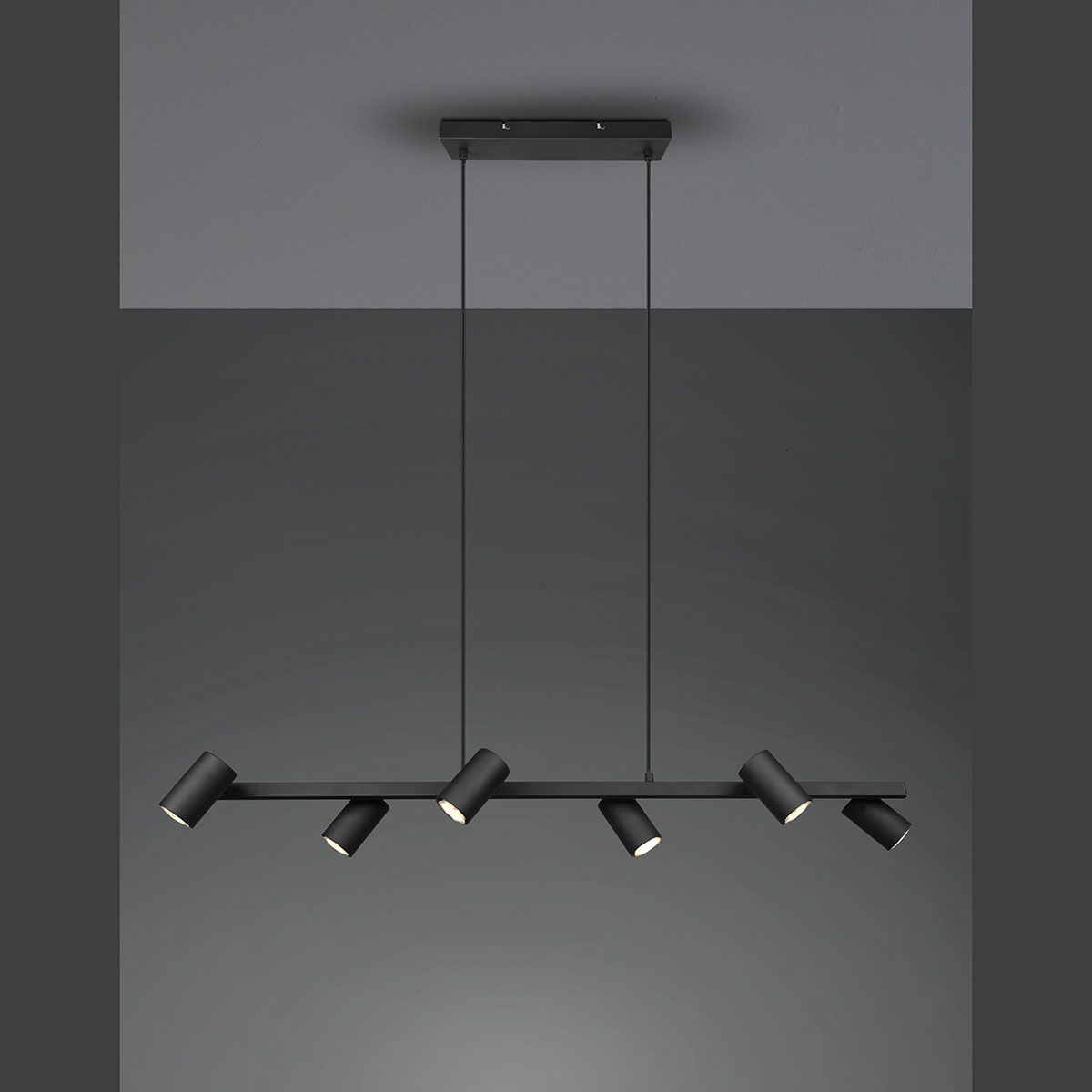 Kronleuchter & Deckenlampen: Pendelleuchte, Schwarz, 6 Strahler, IP20 – Neu (gemäss Beschreibung) aus Kreuzlingen von Smart-Light 2