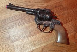 Super Cowboy Spielzeugpistol Sho. Cap LONExSTAR Vintage 45 m