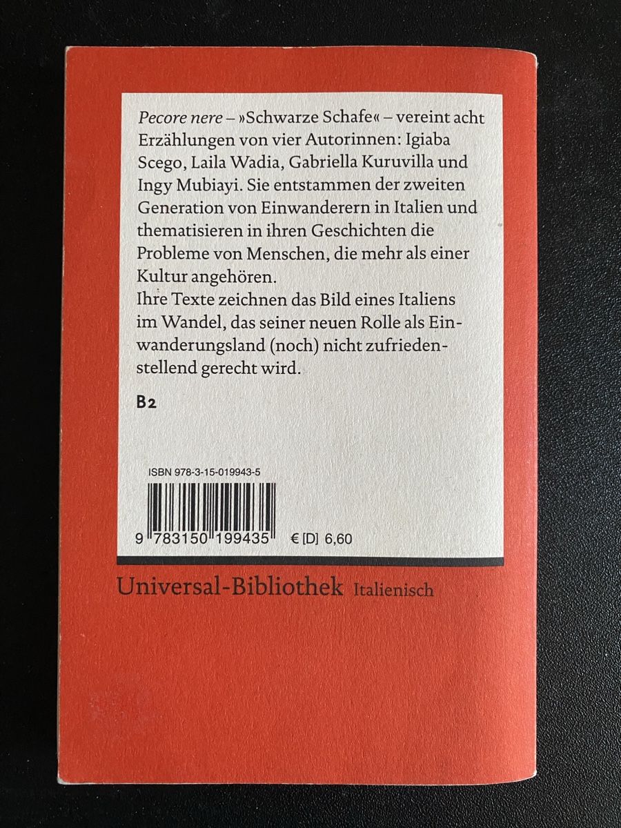 Libri: Reclam Pecore nere – Usato da Samedan venduto da alwi_611 1