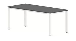 neuer Schreibtisch, B1800xT800xH740 mm, dunkelgrau/weiss