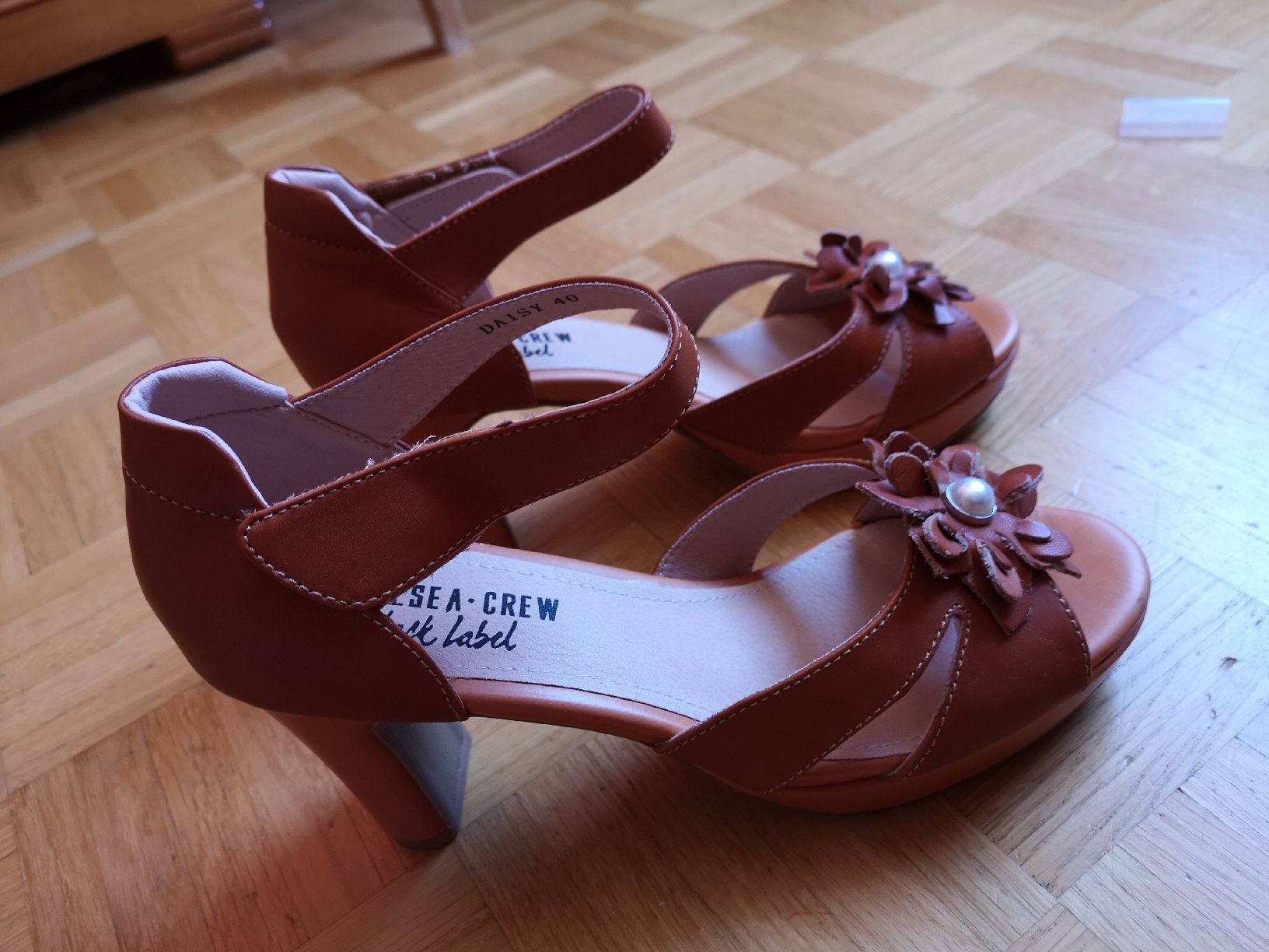 Chaussures femmes: Pumps Leder Cognac 40  – D'occasion à Samedan par sowaw 4