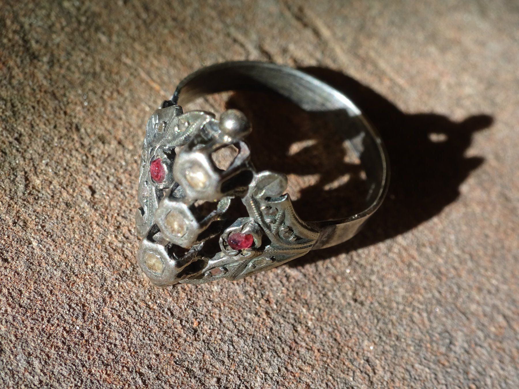 Ringe: Ring Rosenschliff Almandin / RG 57 – Gebraucht aus Esslingen von FetteSchnecke 4