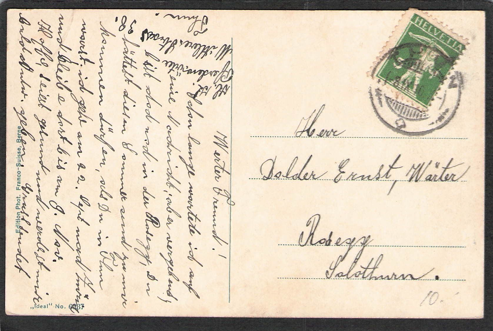 Cartoline postali: AK Militär Thun Kaserne – Usato da Reichenburg venduto da ibiza18 1