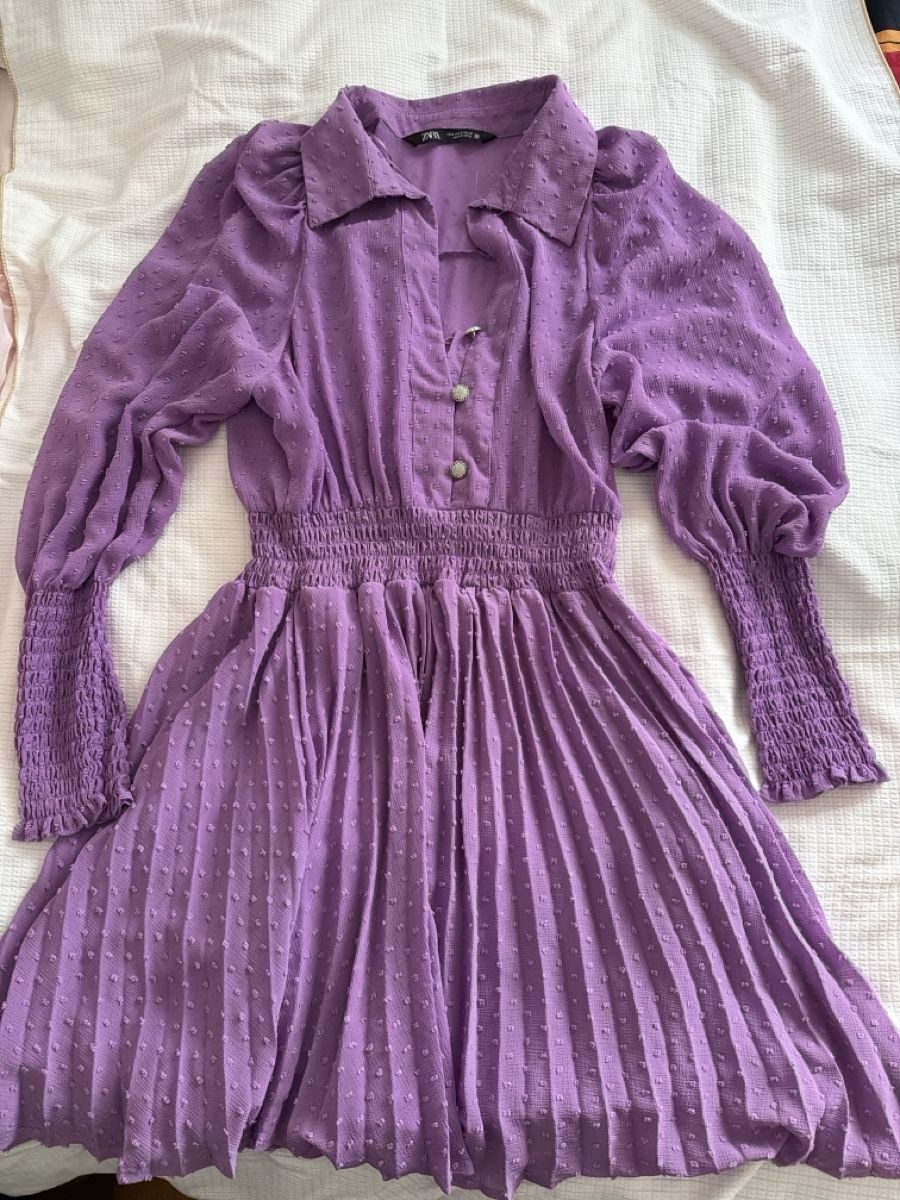Zara Vestiti: Zara Lavander dress – Nuovo (secondo la descrizione) da Genève venduto da hai_6svf