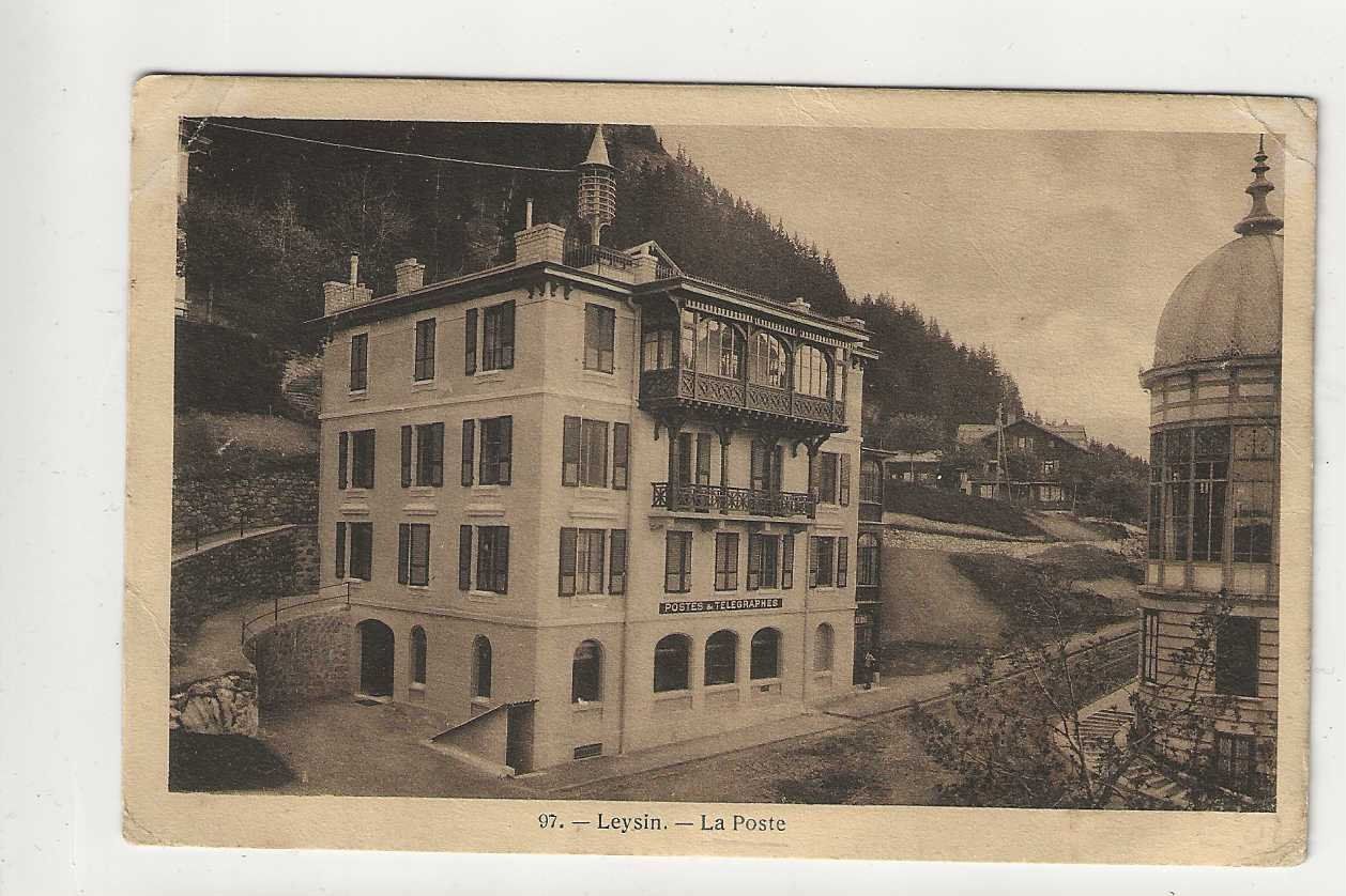 Ansichtskarten: Leysin, 1906 – Gebraucht aus Spiez von Niesen20
