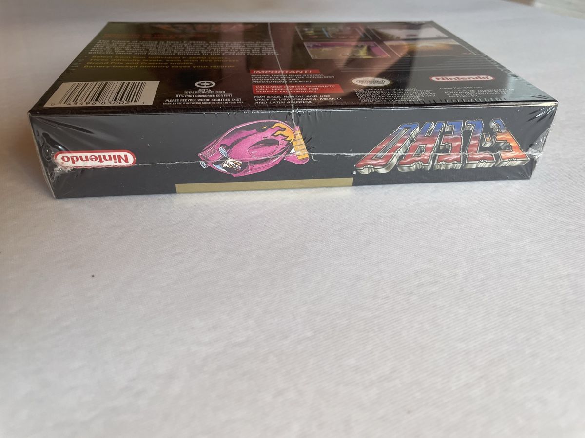 Nintendo Giochi: F-Zero SNES SEALED – Nuovo e nell'imballaggio originale da Luzern venduto da OlpeStyle 5