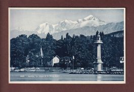 GENEVE - Le Phare et le Mont-Blanc