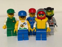 Lego 5 figurine années 80 serie 3 Figuren