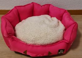 Gemütliches Hundebett/Katzenbett, pink, neuwertig, Herbst!