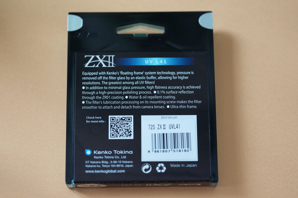 Kenko Filtri: UV Filter 72mm Kenko ZXII L41 – Nuovo e nell'imballaggio originale da Rüti ZH venduto da ors_9ggw 1