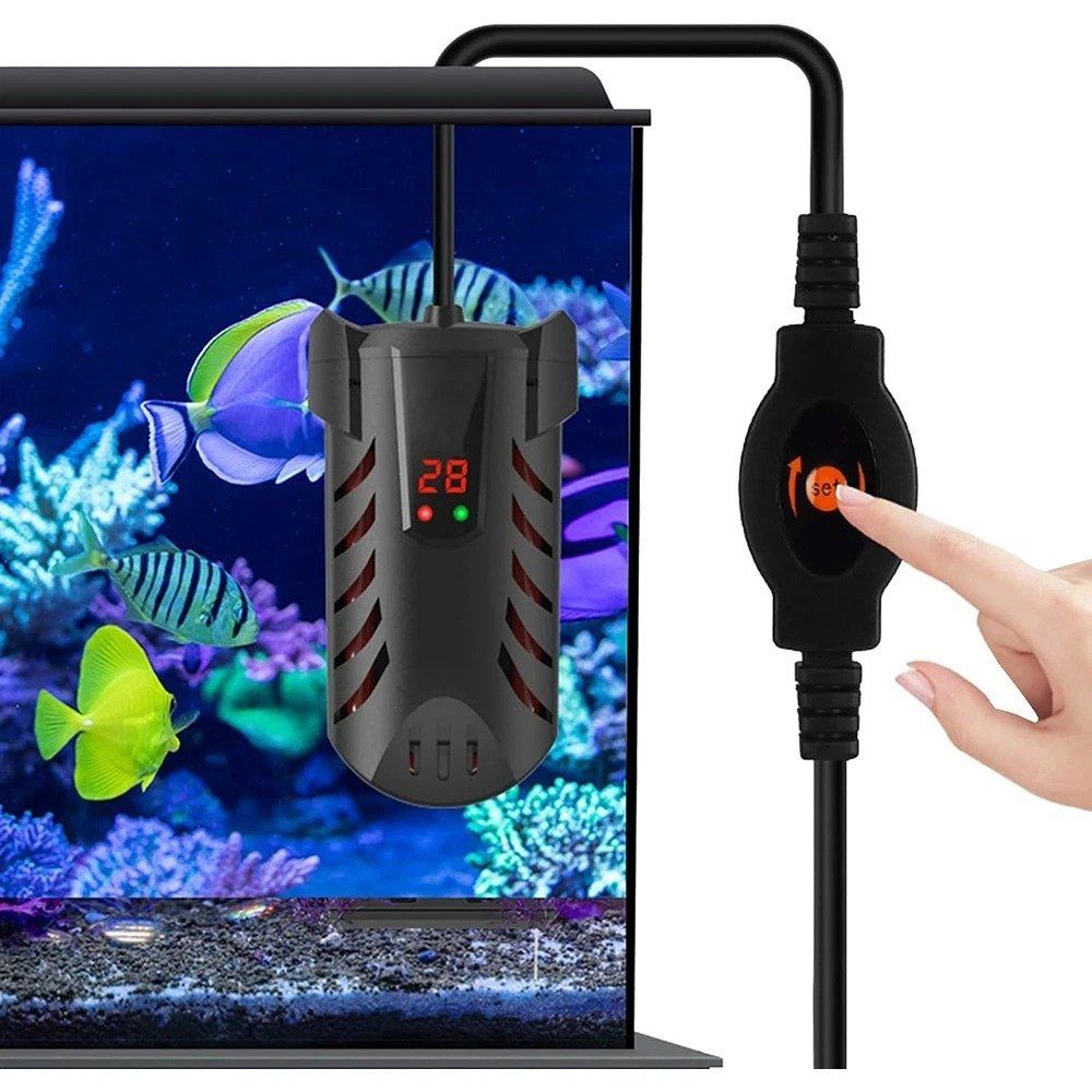 Heizgeräte: digitaler  Mini Aquarienheizung mit LED Anzeige – Neu (gemäss Beschreibung) aus Kirchdorf AG von Lionstein