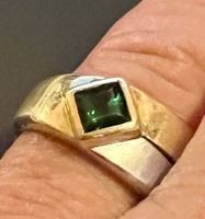 Gold-Ring 18 K mit Turmalin