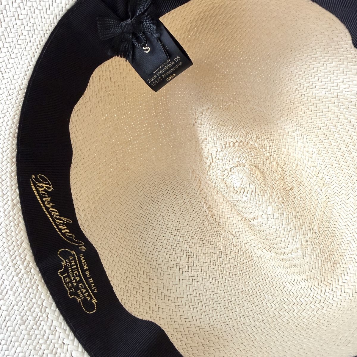 Borsalino Copricapi, berretti & cappellini: BORSALINO Straw Hat – Nuovo (secondo la descrizione) da Emmen venduto da Avviivva_Com2023 5