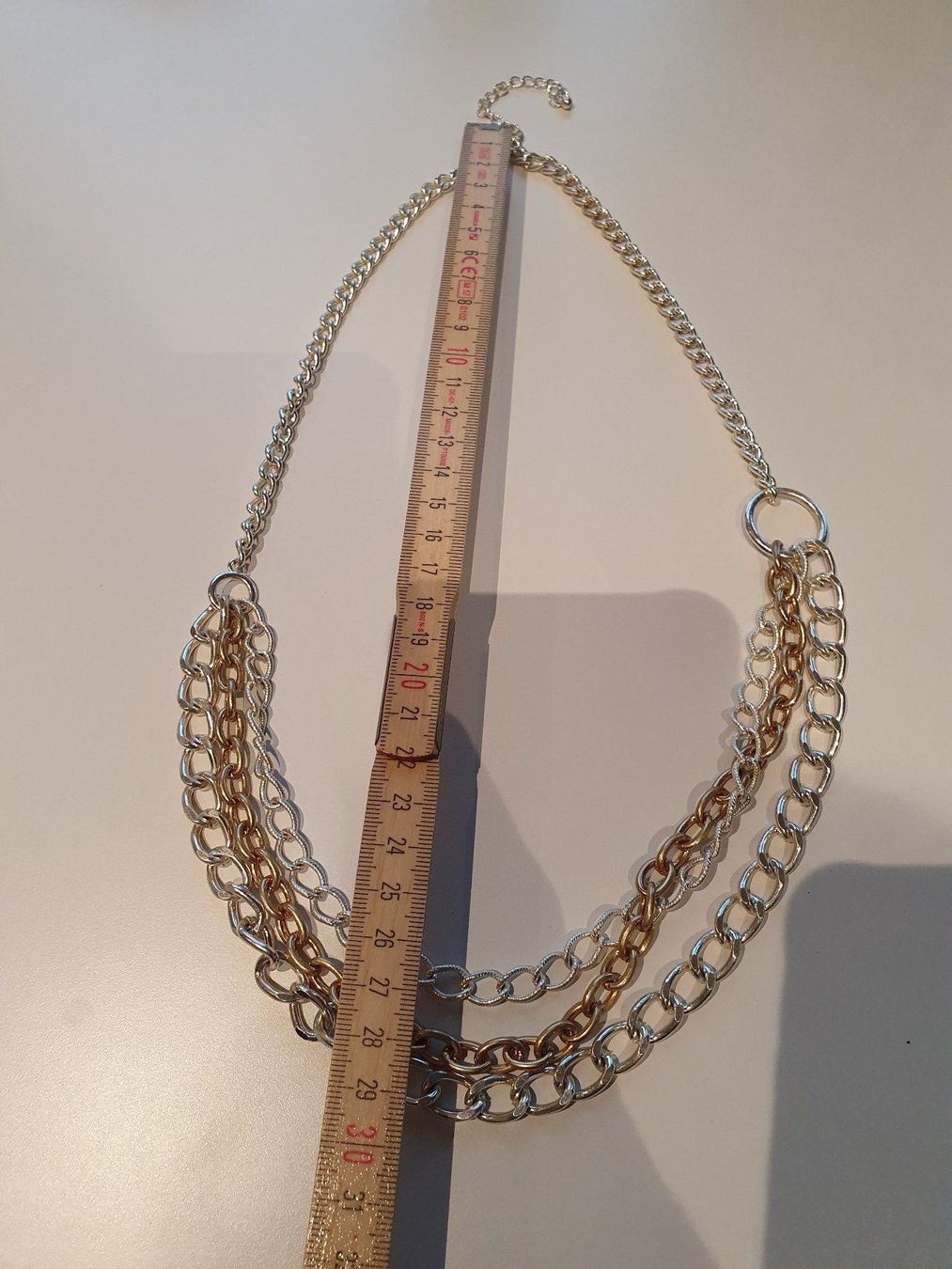 Catenine: Gliederkette silber, gold, Modeschmuck – Usato da Heinrichswil venduto da sabi2809 2