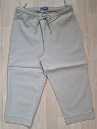 Damen Capri Hose Greenvillage Gr. 36 Beige elastisch
