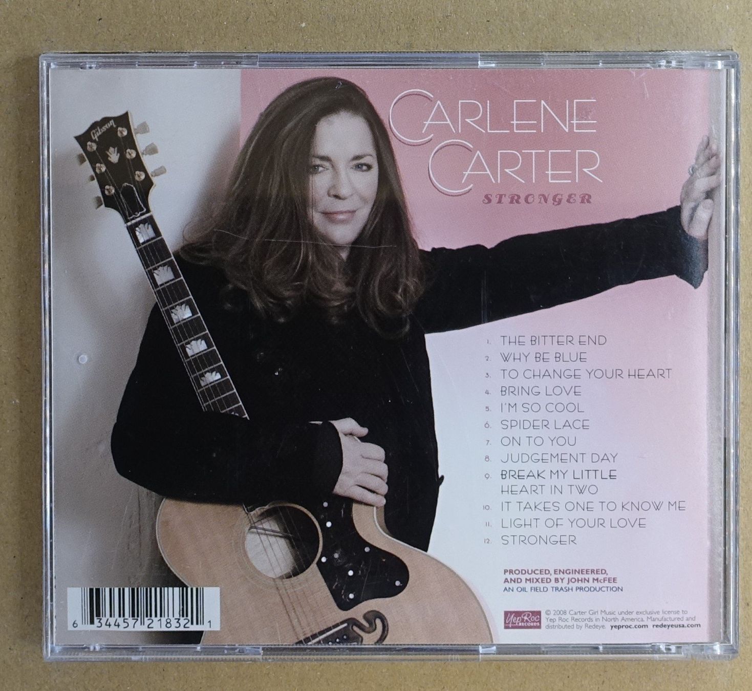 CD: Carlene Carter – Stronger - D15 – Usato da Sessa venduto da discoverymedia 1