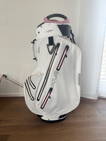 BIG MAX Golf Bag Aqua i-Dry weiss guter Zustand