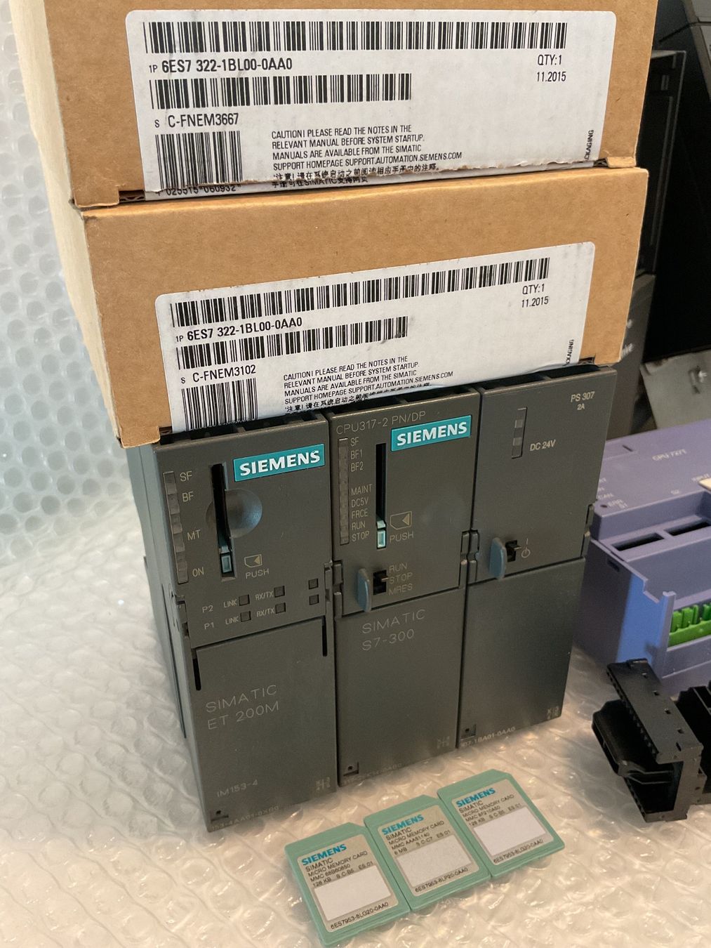 Siemens Componenti elettronici: Siemens Simatic SPS, Siemens FU, Danfoss FU, Selectron CPU – Usato da Dielsdorf venduto da ohmalesis 1