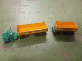 Matchbox Dodge Trucks Anhängerzug 70er Jahre,!