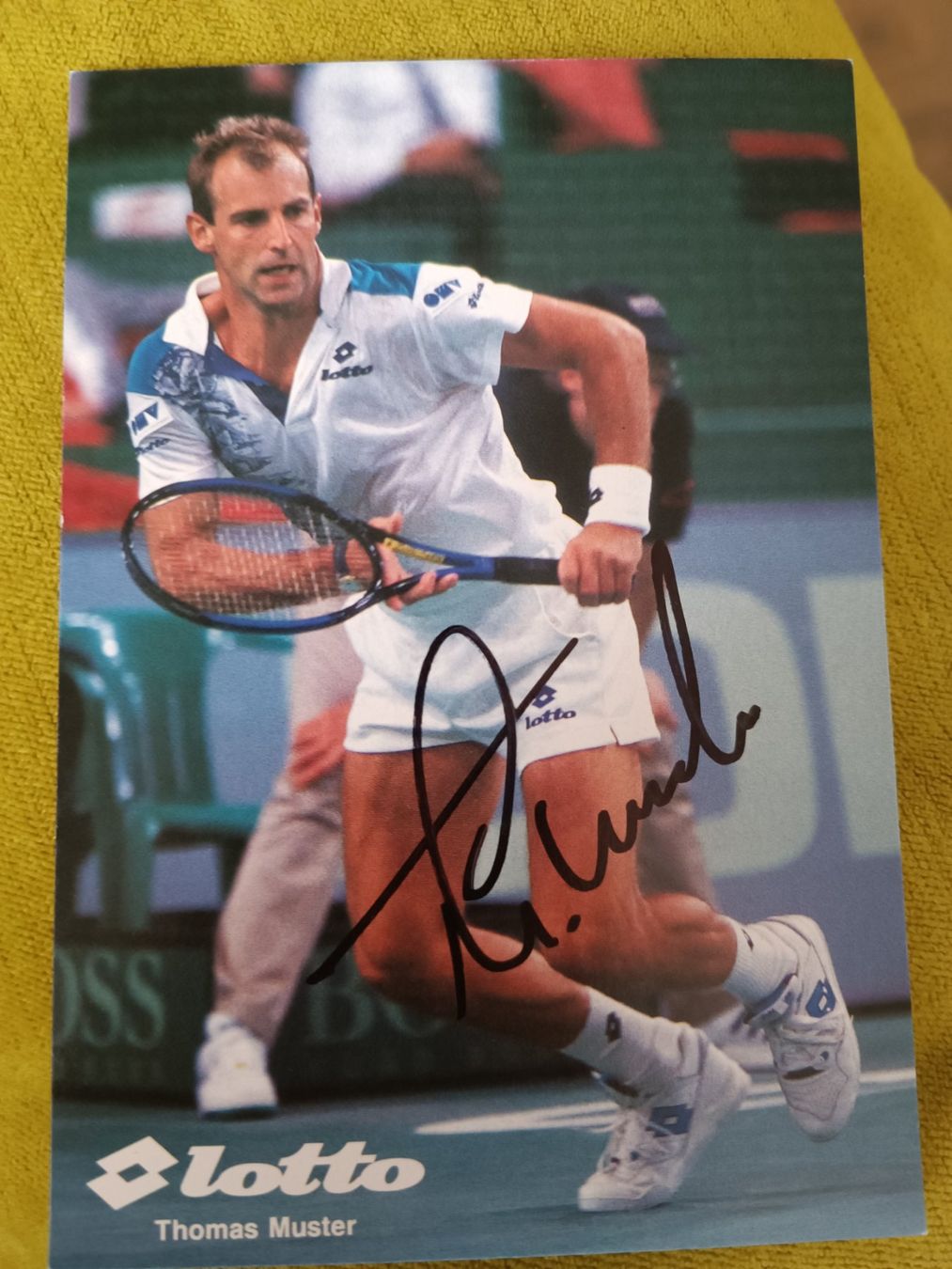 Autogramme: Thomas Muster -Tennnis - handsigniert – Gebraucht aus Menziken von Autogramme