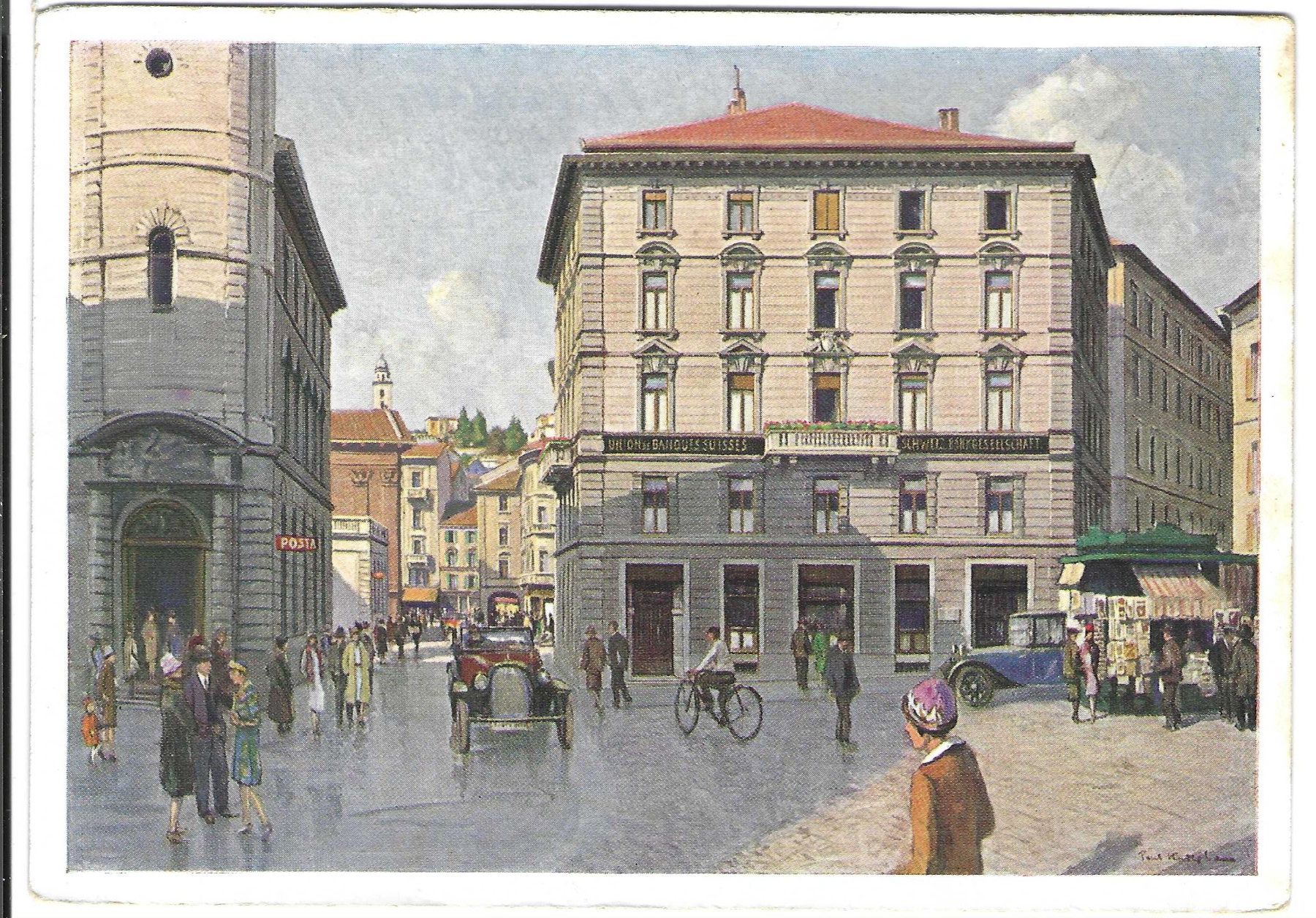 Cartoline postali: Lugano, Werbekarte, – Nuovo (secondo la descrizione) da Wildhaus venduto da Brunphil