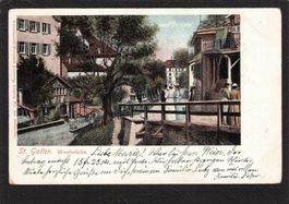 #St.Gallen , Moosbrücke , gel.