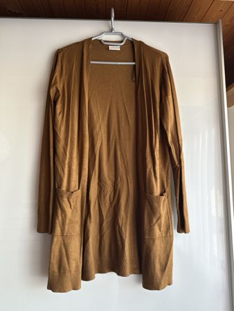 Vila Strickjacke lang Grösse S braun Herbst-Look