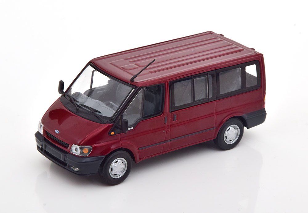 Miniature Minichamps 1/43 - Ford Transit Tourneo 2001 Rouge - Édition Limitée - Occasion Comme Neuve