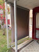 Senkrechtmarkise Tillvex braun Sonnen- und Sichtschutz