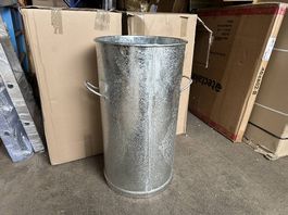 neue Blechtonne mit 2 Tragegriffen nicht Brennbar
