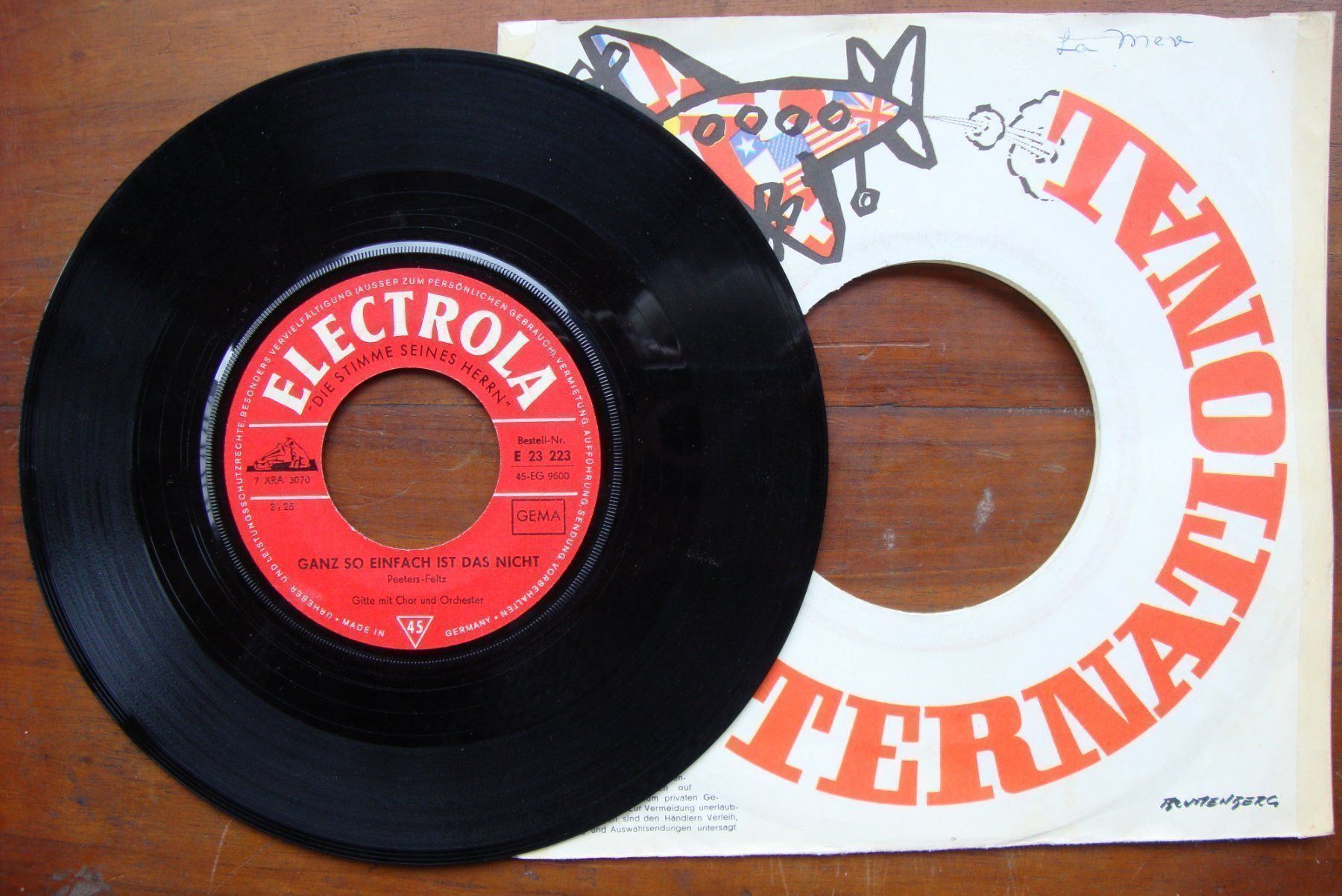 Dischi in vinile: GITTE - MAN MUSS SCHLIESSLICH NEIN SAGEN – Usato da Bern venduto da Uli_10_11 1