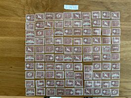 60Fr Ämter Frankaturware ungestempelt postfrisch Sammlung