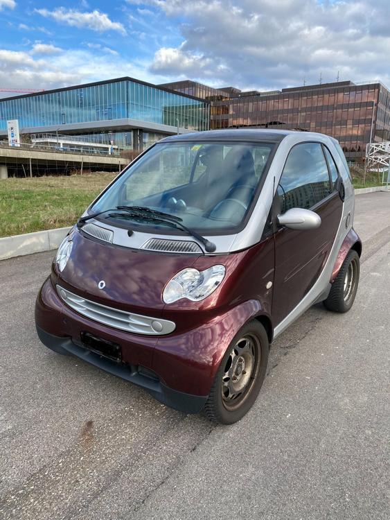 Smart Coupe Limousine, dunkelrot / garu-met.