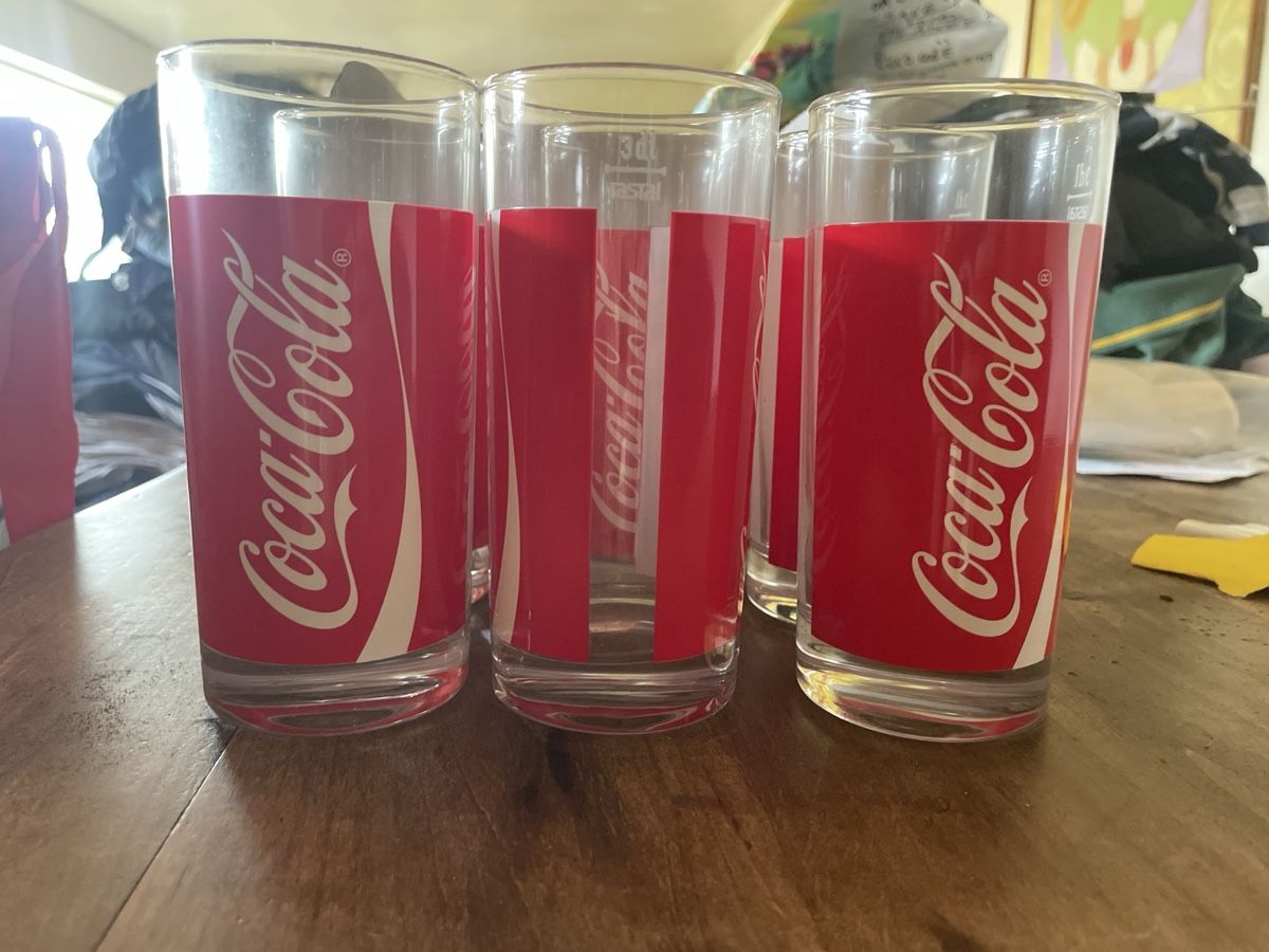 Coca-Cola Gläser: Lot de 6 verres Coca-Cola bon état – Neu und originalverpackt aus Meyrin von jul_km5p 2