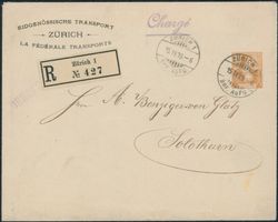 1907 - Privatganzsache - Brief - EF - Helvetia Brustbild