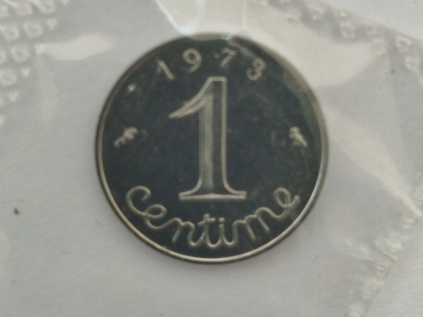 Toutes les monnaies: 1 CENTIME EPI 1973 – Neuf avec emballage d'origine à Wettingen par Colorup