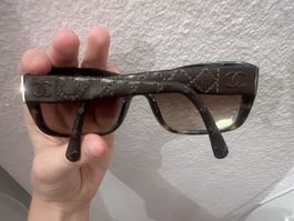 CHANEL Sonnenbrille mit Leder  5201-Q 56-18