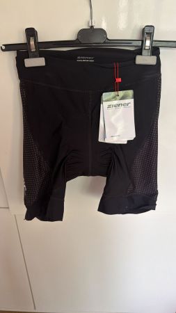 Radhose Damen schwarz Gr XS neu mit Etikett NP 130.-
