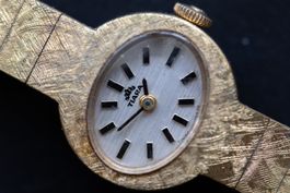 Vergoldete Swiss Tiara Damenuhr/Sammleruhr - 1H