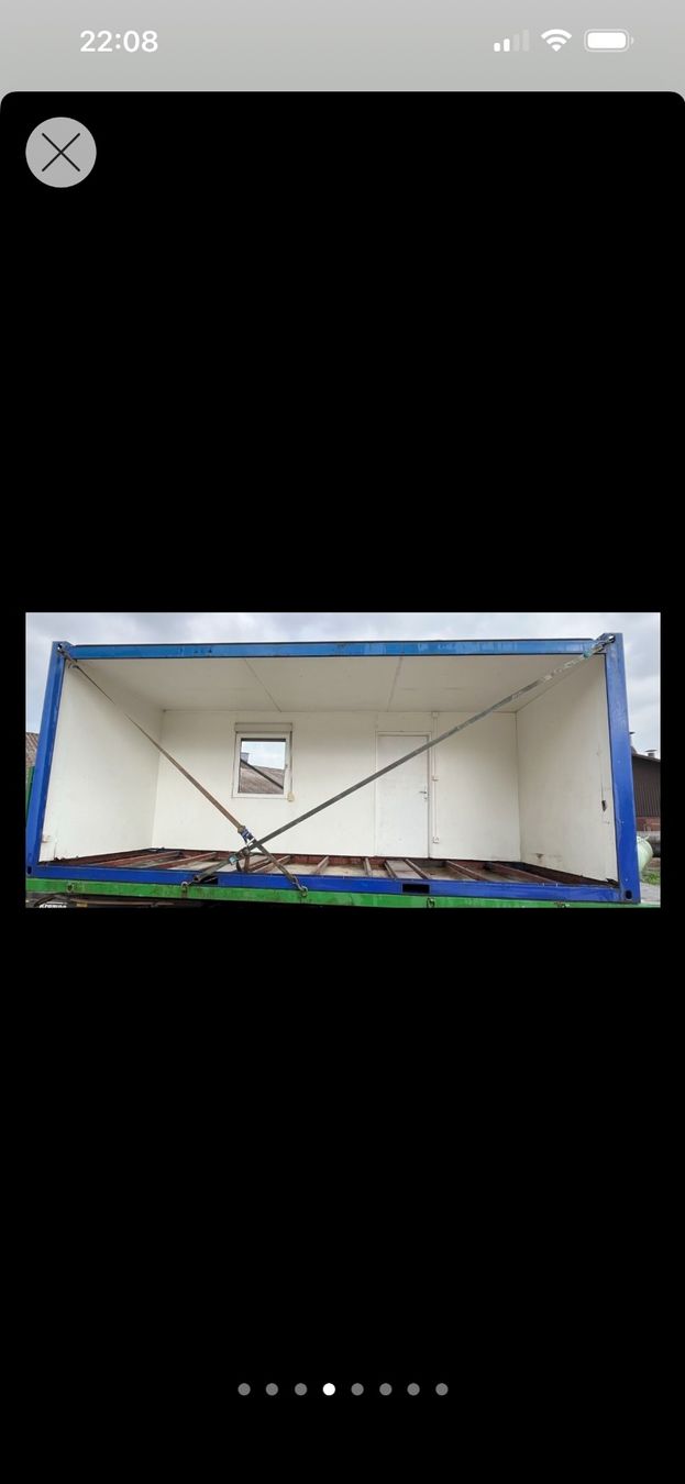 Contenitori edile: Baucontainer Poliercontainer eine Seite offen – Usato da Egg b. Zürich venduto da SwissTradingAgency 2