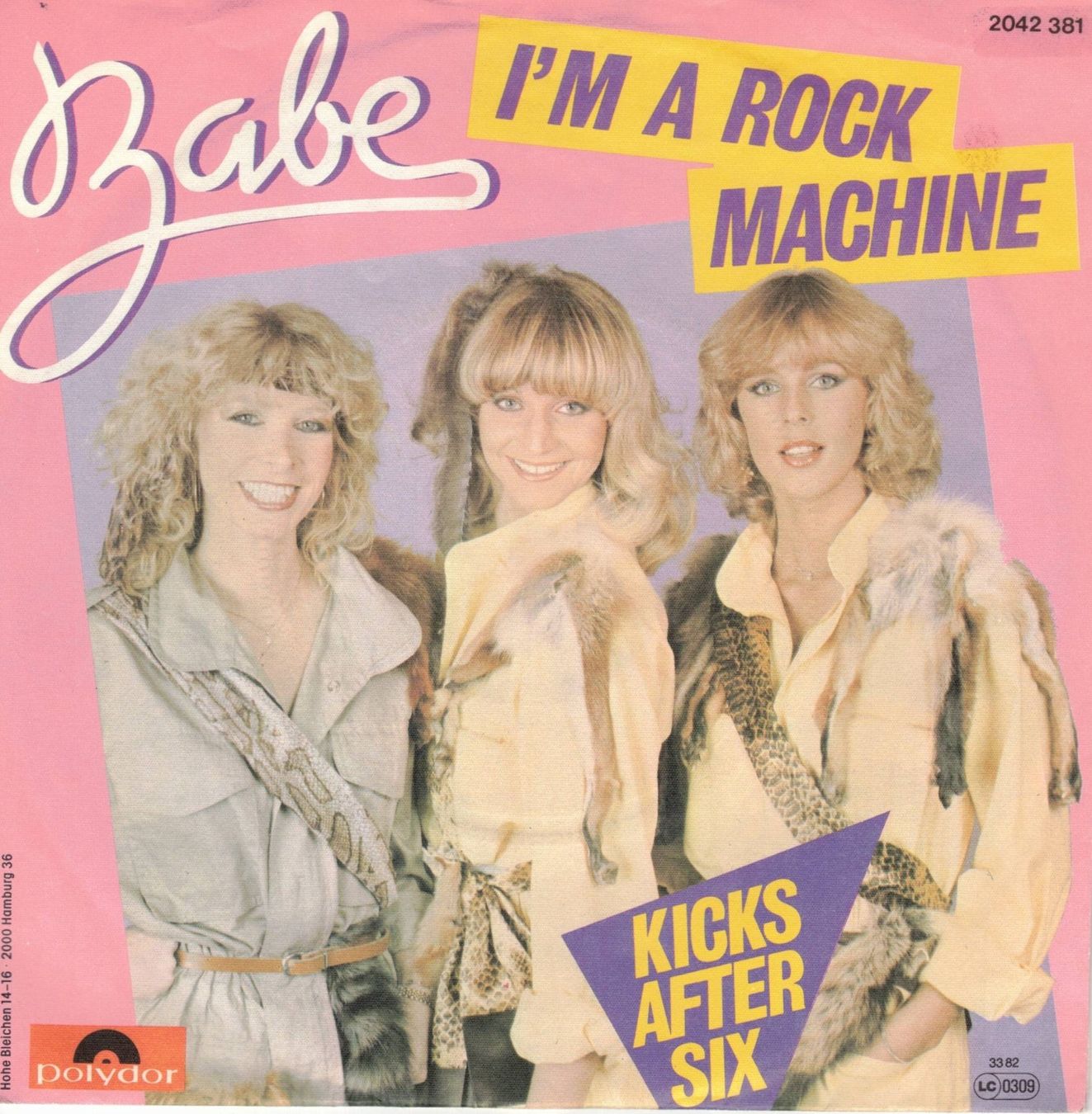 Vinyles: Babe  --  I`m a rock machine  Single7 – D'occasion à Rheinau par thespecials