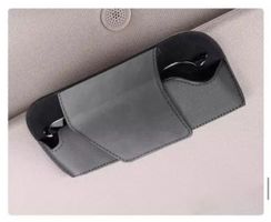 Wildleder Brillenträger Etui Grau für jedes Auto