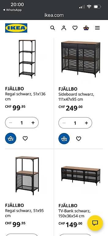 Ikea TV Möbel: IKEA FJÄLLBO Möbel  neuwertig  einzeln oder als Set – Gebraucht aus Basel von fima_r 1