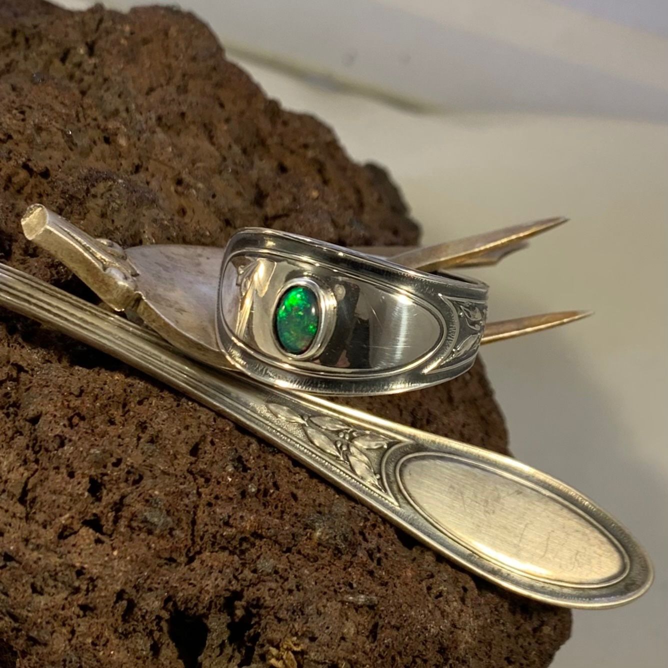 Anelli: Silberring mit Opal Gr.63 – Nuovo (secondo la descrizione) da Thun venduto da Svonskj 4