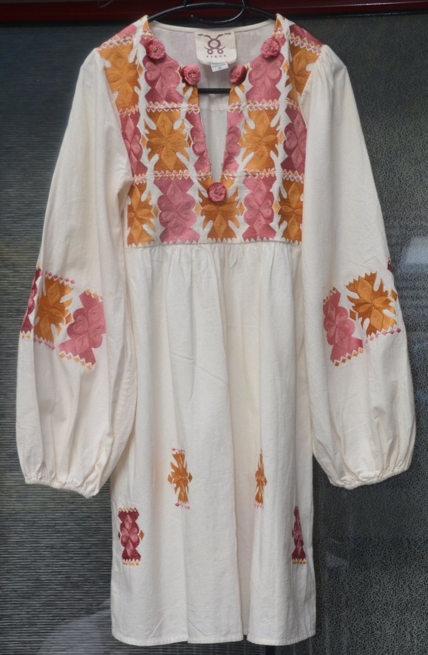 Kleider: Figue Lucie Embroidered Kleid / robe S/M – Gebraucht aus Collonges von arashee 1