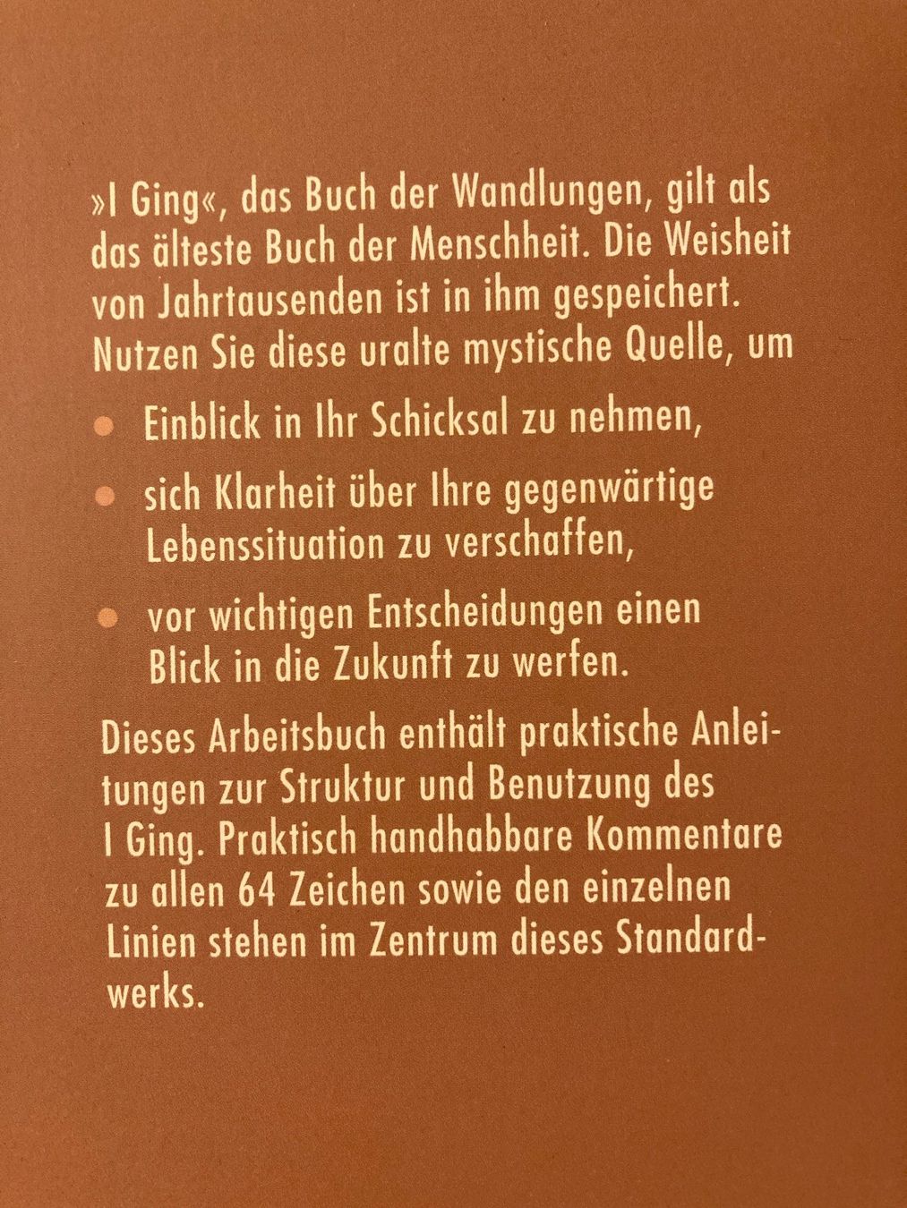Livres: R.L.Wing, Das Arbeitsbuch zum I Ging – D'occasion à Baden par Yoyo1 1