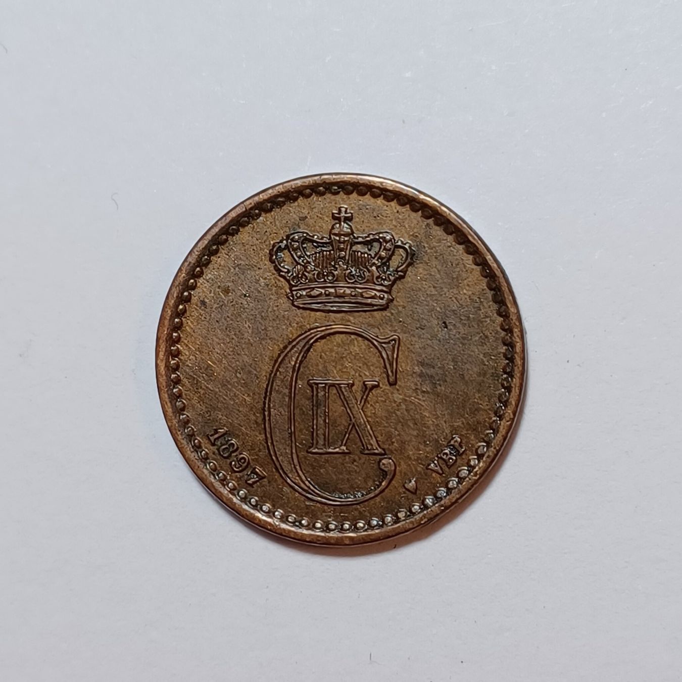 Tutti le monete: 1 Öre 1897 Dänemark – Usato da Pfäffikon ZH venduto da Welt_Muenzen 1