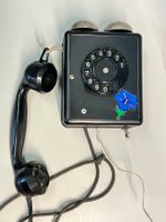 Telefon Wandstation Mod 1950 schwarz