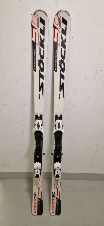 Ski Stöckli Laser CX 177 Cm - Occasion - All-Mountain Avec Fixations - Gris