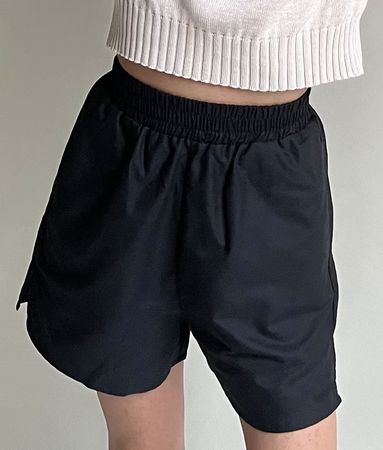 Djerf Avenue Breezy Shorts, XS Schwarz